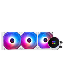 ARGB 수냉쿨러 CPU팬 화이트 올인원 라지에이터 모터, Frozen Prism 240 BLACK