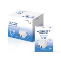 애니가드 입체형(새부리형) 미세먼지황사마스크 [KF80] (대형) 50매