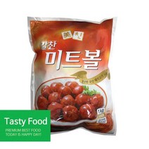 (냉동)산과들 알찬미트볼1kg, 1