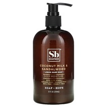 SOAPBOX LIQUID HAND SOAP COCONUT MILK SANDALWOOD, 단색, 한 사이즈