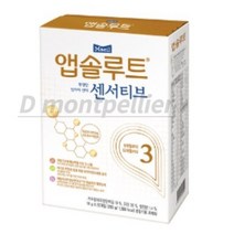 앱솔루트 현명한 엄마의 센서티브 분유 3단계, 280g, 4개