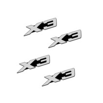 자동차 스타일링 오디오 BMW E87 E90 E46 E60 E70 G30 X X3 X5 X6 X7 스피커 배지 스티커 엠블럼, 11 for X3 4pcs
