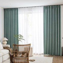 암막커튼 625# 면 마 온오프닝 침실 가정용 듀얼 오픈 신모델 단열 차양 다소미얼 Z