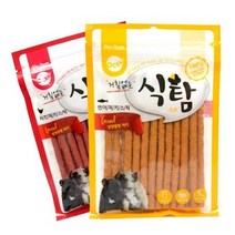 국내산 소프트 져키 2종 연어 치킨맛2P 고급간식 단백질보충식 훈련보상, 상세페이지 참조