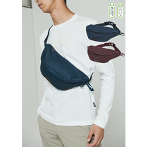 블랙야크 힙색 보조가방 남자여자 핸드폰 지갑 물병 차키 친환경 크로스 숄더 산행 가넷힙색, WINE, FREE