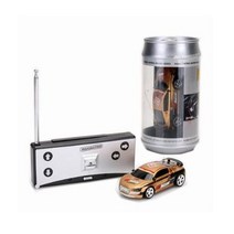 RC Car 7x3x25CM 20 KMH 라디오 컨트롤 레이싱 미니 콜라캔 장난감 자동차 내장 85Mah 배터리 컨트롤러 도로 블록 어린이 선물, 1PC Gold