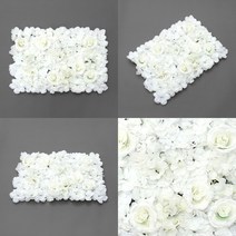 라온지니 조화 꽃벽 60X40CM 웨딩포토존 셀프촬영소품 조화장식