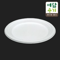 펄프 원형 접시 10인치 W
