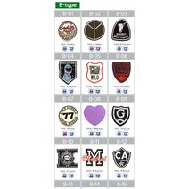 [CL마켓]러브옥스 와펜 자수와펜 와펜패치 자수패치 B, B-71