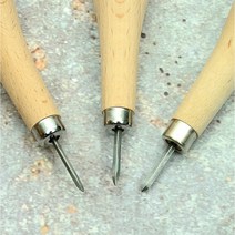 가죽공예 도구 - 일본 세이와 Stitching Awl - 다이아몬드 스티칭 송곳 *박스 스티치 작업시 작업시 유용*