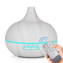 불멍가습기 uv가습기 기화식가습기 고품질 550ml 아로마 테라피 에센셜 오일 디퓨저 우드 그레인 원격, 04-01, 우리를