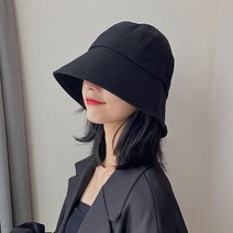 하이노픈 여자 버킷햇 벙거지 모자 면