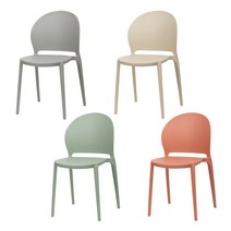 체스넛 스태킹 카페 가정 인테리어 체어 의자 (4color), 1개, 베이지