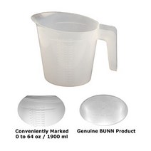 Bunn 04238.0000-2PK Water Pitcher for Pourover Coffee Brewer 64 oz 13” Height 11” Width 6” Lengt, 1