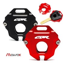 호환 수입차부품 혼다 cbr650r cbr600rr cbr1000rr cbr500r cbr600f cbr 650r 600rr 1000rr 250rr 오토바이 cnc 키 케이스, 세트 블루