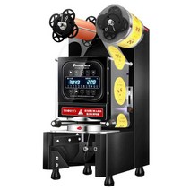 컵실러 플라스틱 종이 커피 테이크아웃 포장기계 자동, 상세 페이지 참고, 90/95엔지니어링스타일/블랙