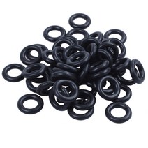 50x 블랙 16mm OD 9mm 내부 DIA 니트릴 고무 O- 링 오일 씰 개스킷, 하나, 검정