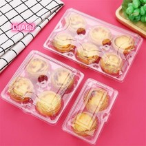 1구 2구 4구 6구 투명 에그타르트포장 에그타르트상자 박스 Esyuse 증정, 2구-100개