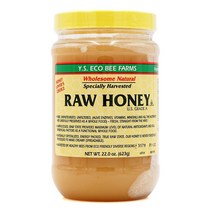 YS Eco Bee Farms YS 에코 꿀벌 농장 Raw Honey 생꿀 미국 A 등급 22.0 oz (623 g)