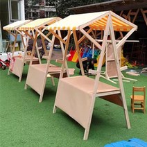 프리마켓테이블 다용도 아웃도어 가판 접이식 로고, 접는 스타일 120x60x200 빨간색과 흰색