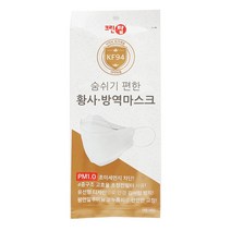 크린탑 숨쉬기편한 황사 방역 마스크 KF94 대형 10개 초미세먼지, 1팩, 1매