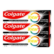 콜게이트 토탈 차콜 딥 클린 치약, 110g, 6개