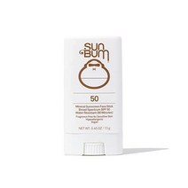 선범 썬범 SPF 50 선스크린 페이스 스틱 | 비건 암초 친화적옥티녹세이트 옥시벤존 무 UVA/UVB 보호 기능 광범 스펙트럼의 천연 자외선 차단제 .45온스, Face Stick