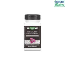 NaturesWay 네이쳐스웨이 시실린 100베지캡슐 밀크씨슬 실리마린 밀크시슬 탄산수소 칼륨 Milk Thistle Thisilyn Silymarin