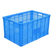 사과박스 배 플라스틱 상자 계육 의류 물류 대형 화물, 620 바구니 외경 600x430x350파란색