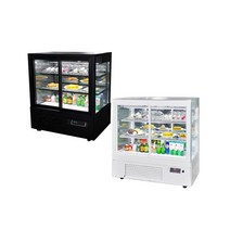 사각 1200 앞문형 진열장 반영구 UKGS-1200FD 정품, UKGS-1200FD 블랙, 주광색-화이트