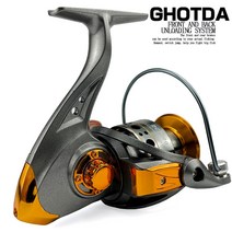 경량 내구성 GHOTDA 스피닝 릴 5.2:1 고속 기어비 담수 및 바닷물 낚시 13 볼 베어링, 02 2000의 시리즈