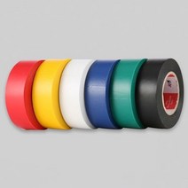 MDF5312 전기 테이프 고무 절연 테이프 녹색 10m 10개 (절연테이프/고무테이프/전기테이프/마스킹테이프)