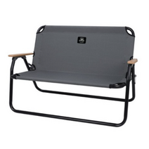 스노우라인 폴딩벤치 의자, 차콜, 1개