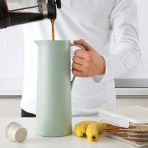 이케아 커피 차 진공 보온병 보온주전자, 라이트그린, 1개