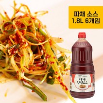 요즘살림 파채 양념 소스 1.8L 6개입, 1, 본상품선택
