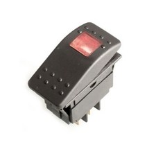 요트 차량용 로커 스위치 DC 12V 레드 LED 온오프, 상세페이지 참조