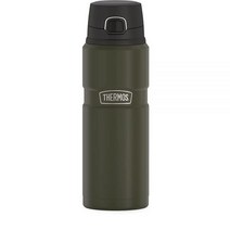 Thermos 써모스 스테인리스 킹 진공 단열 보온병 24oz 미드나잇 블루 263793, Army Green