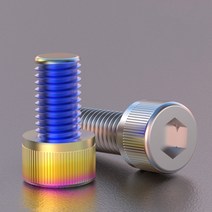 스테인레스스틸 6mm 볼트 육각렌치볼트 M6 SPIRIT BEAST 볼트, M6 x 30, 버닝블루