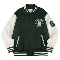 BEN SHERMAN 공용 로고 스타디움 점퍼 그린 BNBJP283U