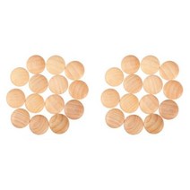 플러그 나사 구멍 나무 단추 가구 커버 둥근 나무 커버 헤드 플러그 장식나무 코르크 캡 못생긴 모자, 01 Wood color_01 2.5x2cm