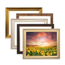 누리액자 보석십자수액자 40cm x 40cm / 40cm x 45cm / 40cm x 50cm (비규격 맞춤제작), 세로형, 6번 665진밤색