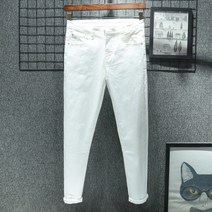 블랙드팬츠 멋진 코디 가을 데님 바지남자 슬림 스키니 긴바지 겨울 타입 캐쥬얼 JEANS 스판 민자 4995576351