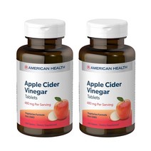[2개 세트] 아메리칸헬스 애플 사이다 비니거 사과 식초 200정 [American Health] Apple Cider vinegar 200tabs, 2개