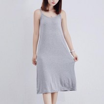 여자 기본 베이직 데일리 코디 무릎기장 무지 원피스