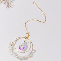 크리스탈 Suncatcher 자동차 차량용 정원 장식 소품 야외 레인보우 스톤 태양 포수 프리즘 창, [07] sun catcher M0852