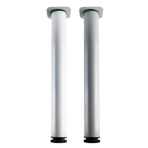 철물의민족 알루미늄 식탁다리 책상다리 700mm 다리발 가구발 상다리 가구부속, 식탁다리 700mm-그레이(철판)