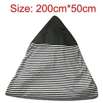 서핑보드 해변 카이트 패들 카누 서핑 커버 가방 wakesurf 스트레치 보호 264, 검정-200x50
