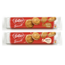 Louts Biscoff 로투스 샌드 2종세트(크림 바닐라) 150g 각1개씩 총2개