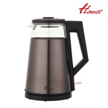 한일 스텐/내열유리 전기포트 주전자 1.7L HEK-1700SS