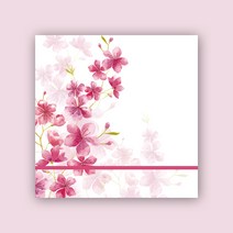 피에스준 예쁜 떡메모지 디자인 모음 메모지, 1개, 떡메 069. 체리블로썸 디자인